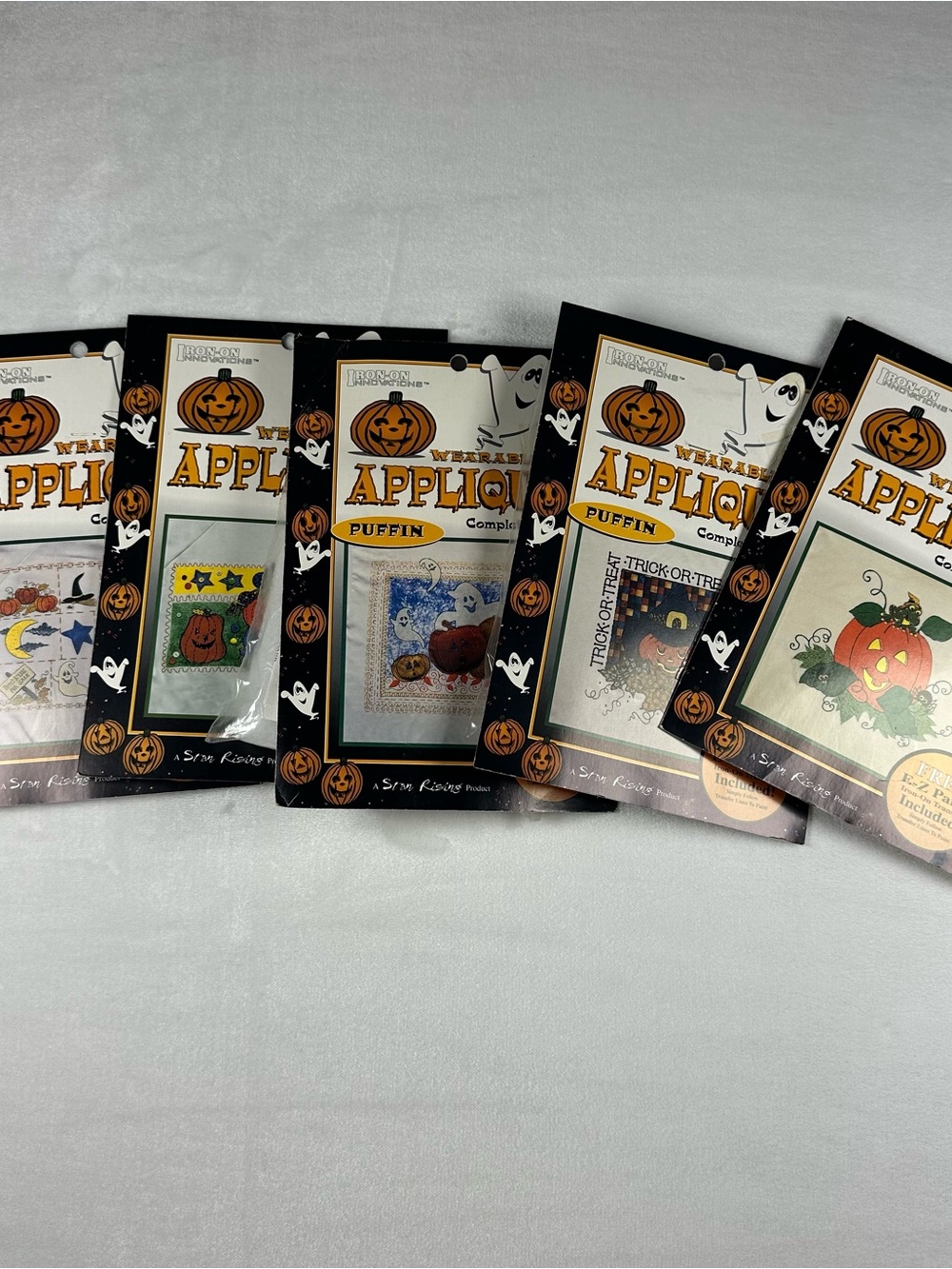 Applique Halloween Appliqué Set 5- Orange Pumpkin Designs